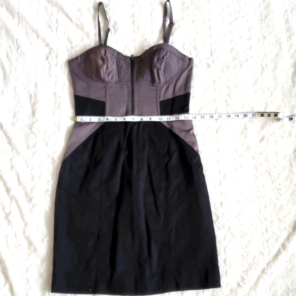 NWT H&M Corset Dress Size 8 Black & Silver - Picture 4 of 6